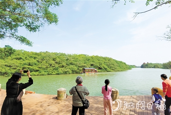 小鳥天堂段碧道圍繞小鳥天堂國(guó)家濕地公園打造，讓市民游客充分親近自然。